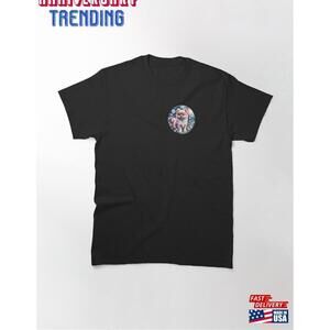 Watercolor Spitz Dog And Flowers Classic Tshirt Unisex